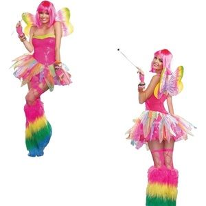 🌈NWT Rainbow Fairy Costume by Dreamgirl - Size Large